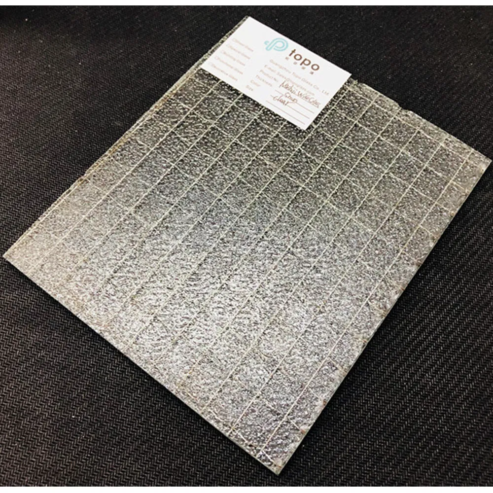Tempered Laminated Wired Glass with Wire Mesh