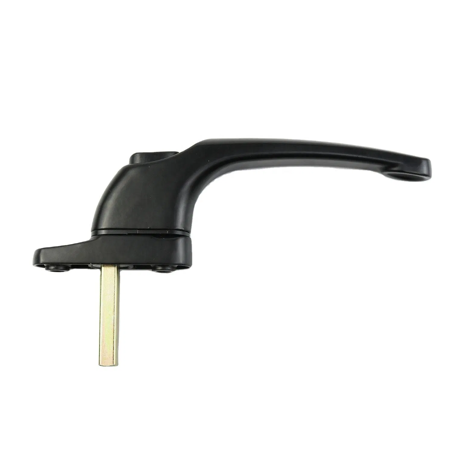 Powder Coating Zinc Alloy European Aluminium Window Square Shaft Handle with Lock