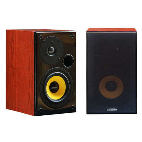 Passive Bookshelf Speakers 2 Way Home Stereo Home Theater Surround Center Speaker