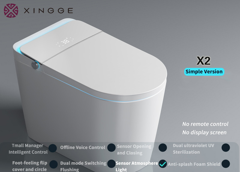 Factory Price Made of China Watermark Certificate Factory High Quality Bathroom Wc Toilet Hot Sale Sanitary Ware Single Smart Toilet