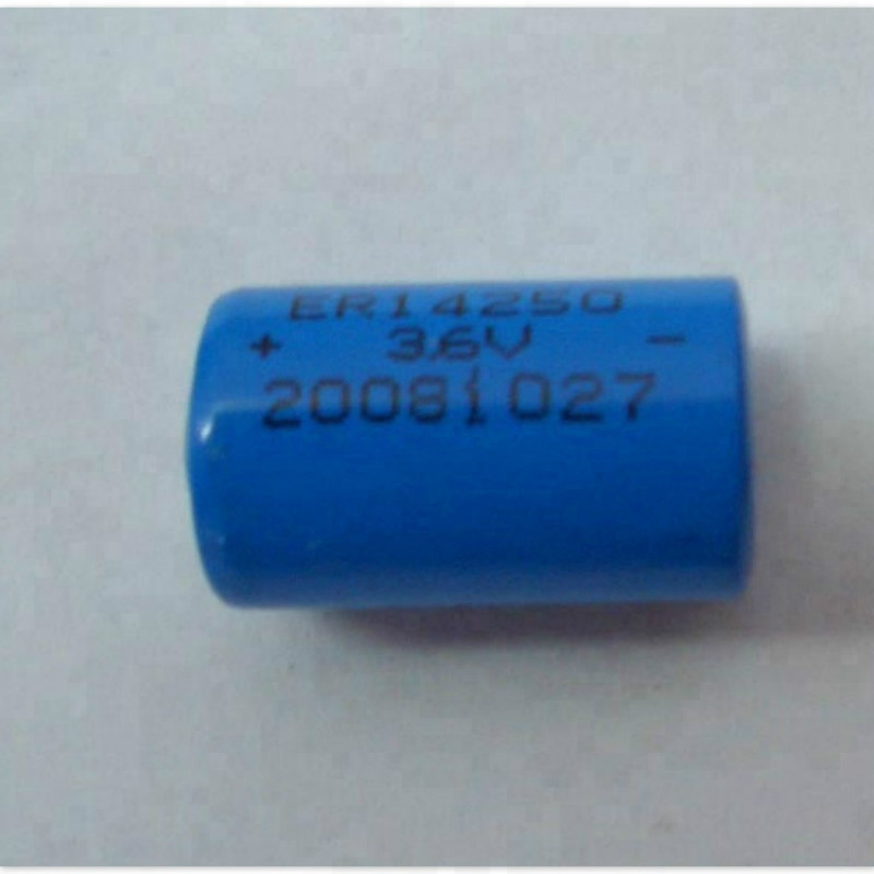 Non-Rechargeable Er14250 3.6V 1200mAh Primary Lithium Li-Socl2 Battery