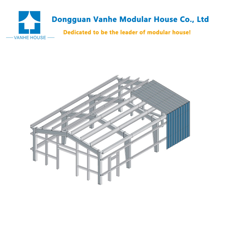 Modern Prefab Steel Structure Construction Material Building Prefabricated Warehouse/Workshop/Aircraft Hangar/Office/Building