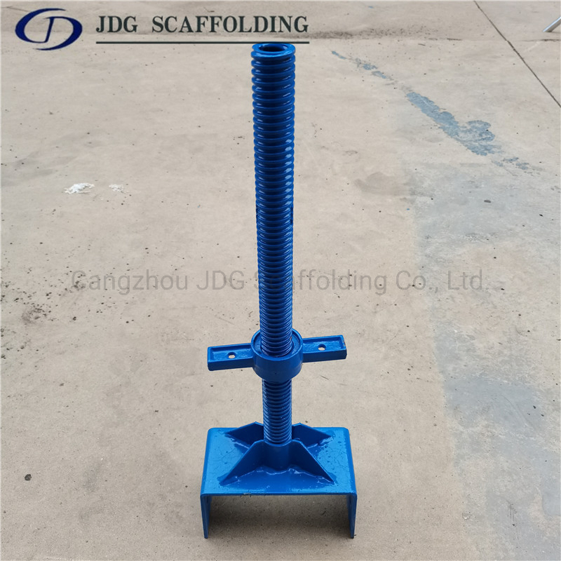 Swivel Scaffolding Adjustable Painted Hollow Prop Jack Base