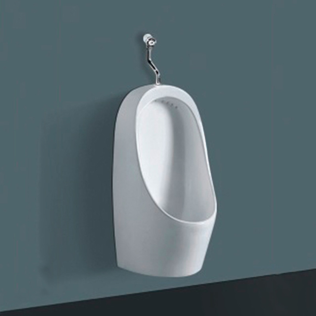 Modern Ceramic Urinal Sanitary Ware Men Commercial Ceramic Wall-Hung Drain Urinal
