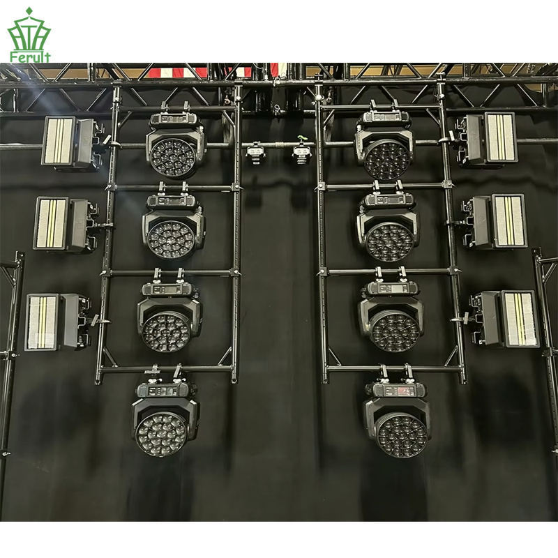Lightweight Heavy-Duty Ladder-Style Portable Multi-Purpose Lighting Truss Stand with Ladder Design