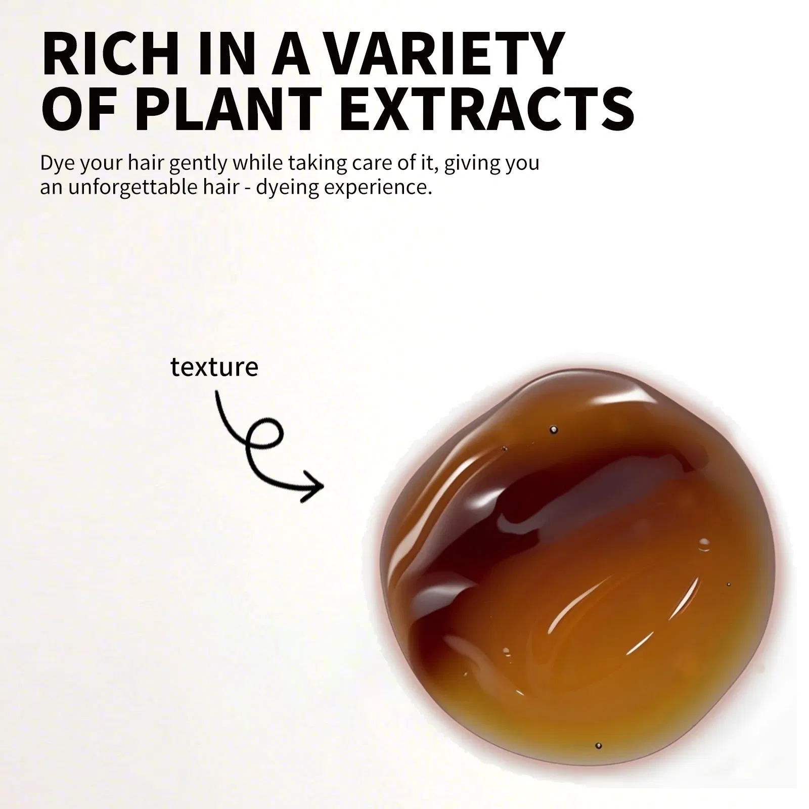 500ml Organic Ginger Root Extract Strengthens Smooth Black Hair Dye Color Shampoo