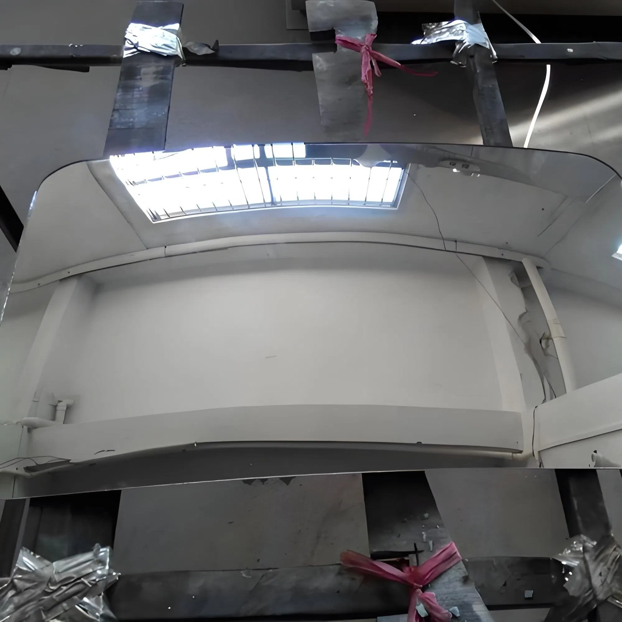 1.8mm 2mm 3mm Wide-Angle R150-R1200 305*407 203*305 mm Convex Concave Curved Bent Mirror Glass