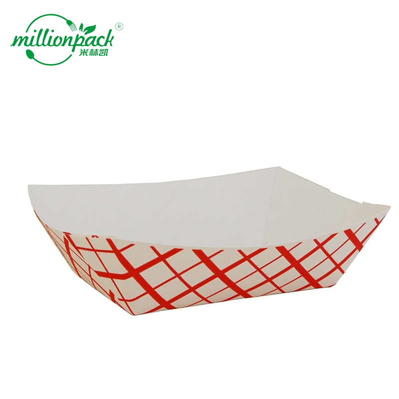 Brown Kraft Snack Holder for Fries Burgers Hotdogs Party Shop Catering Supply