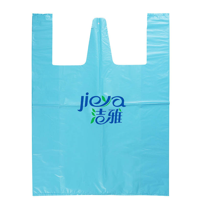 Factory Sales Directly LDPE Recycle T-Shirt Plastic Custom Color Trash Bags Garbage Bags