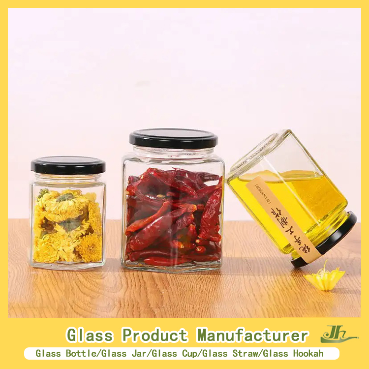 150ml Clear Glass Storage Jar Canning Caviar Packaging Jar