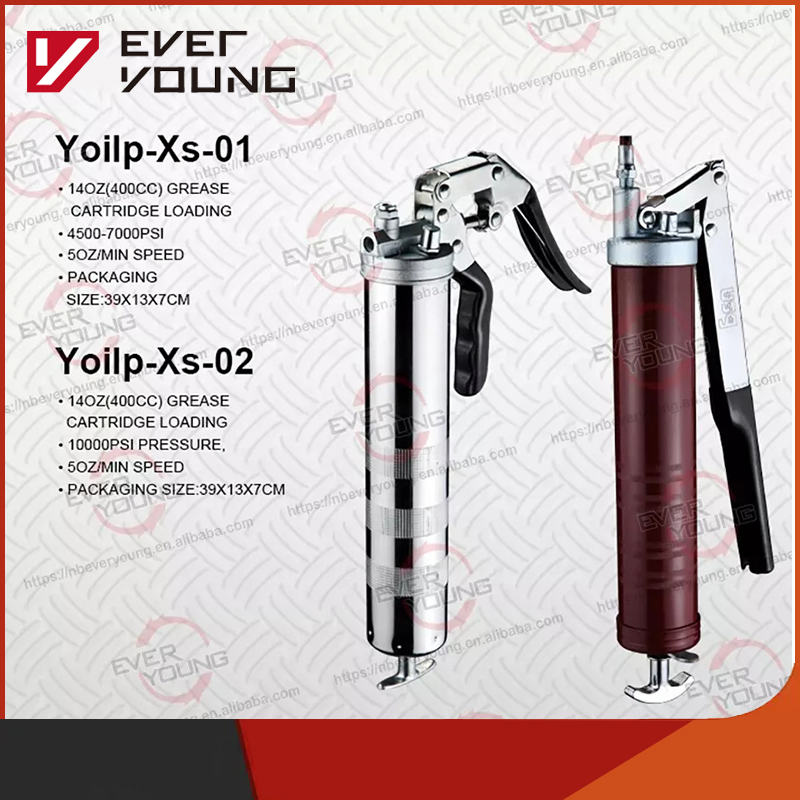 Lever Manual Mini Grease Pump 14oz High Pressure Push Grease Gun