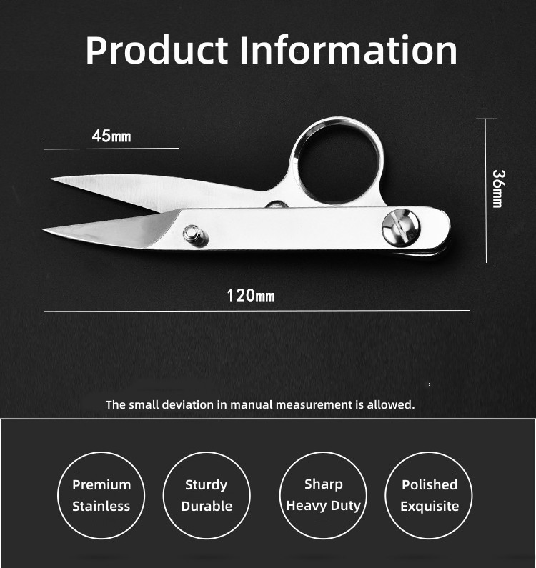 All Metal Heavy-Duty Sewing Scissors, Stainless Steel Scissors Household Tailor Cloth Fabric Cutting Scissors