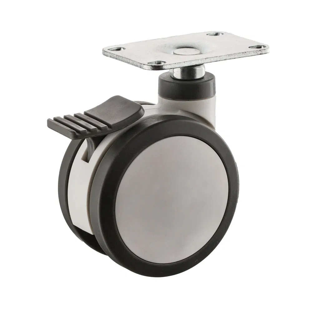 100mm Twin Wheel Medical Caster Wheel