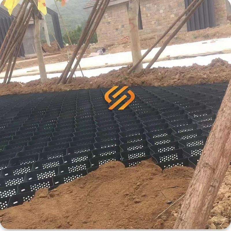 Road Reinforcement Geocell Permeable-Pavers Paddock Grid Concrete Grass Pavers