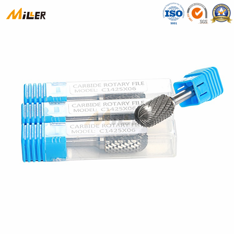 Фреза карбидная цилиндрическая с двойной насечкой