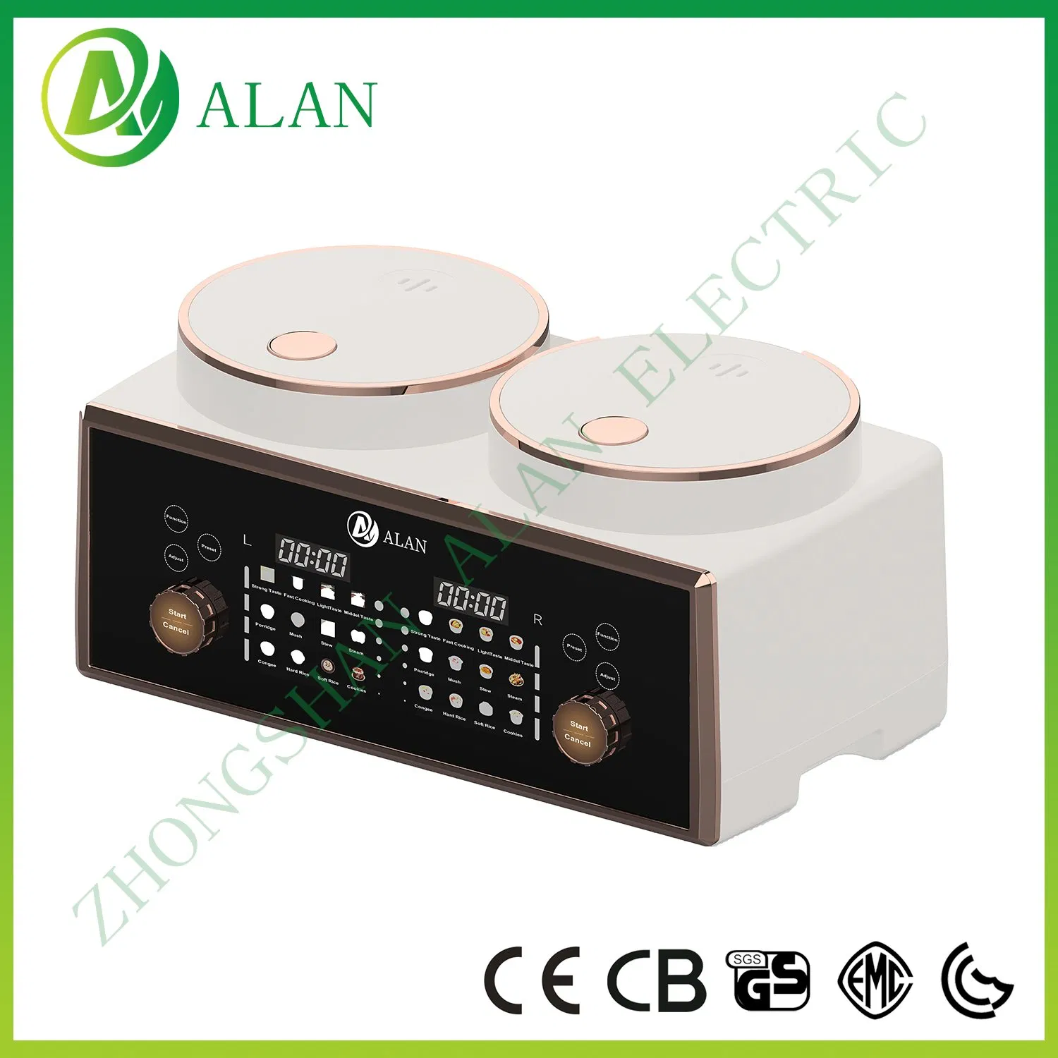 1600W 1800W 3L/5L Sensor Touch Control Multi Functional Electric Fried Pan Hotpot Multicooker