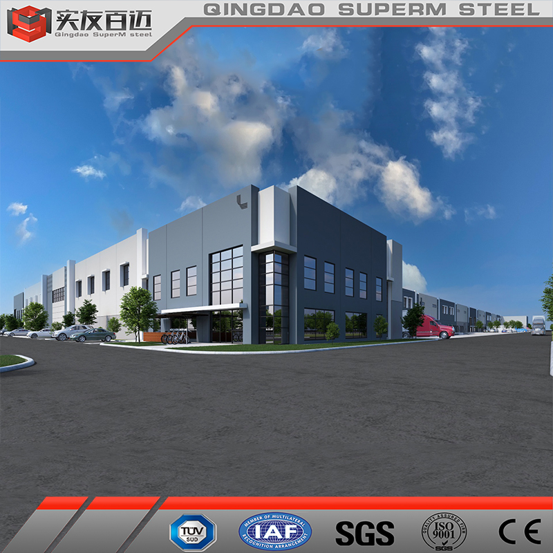 Pre Engineered Steel Structure Prefab House for Workshop Office of Metal Building