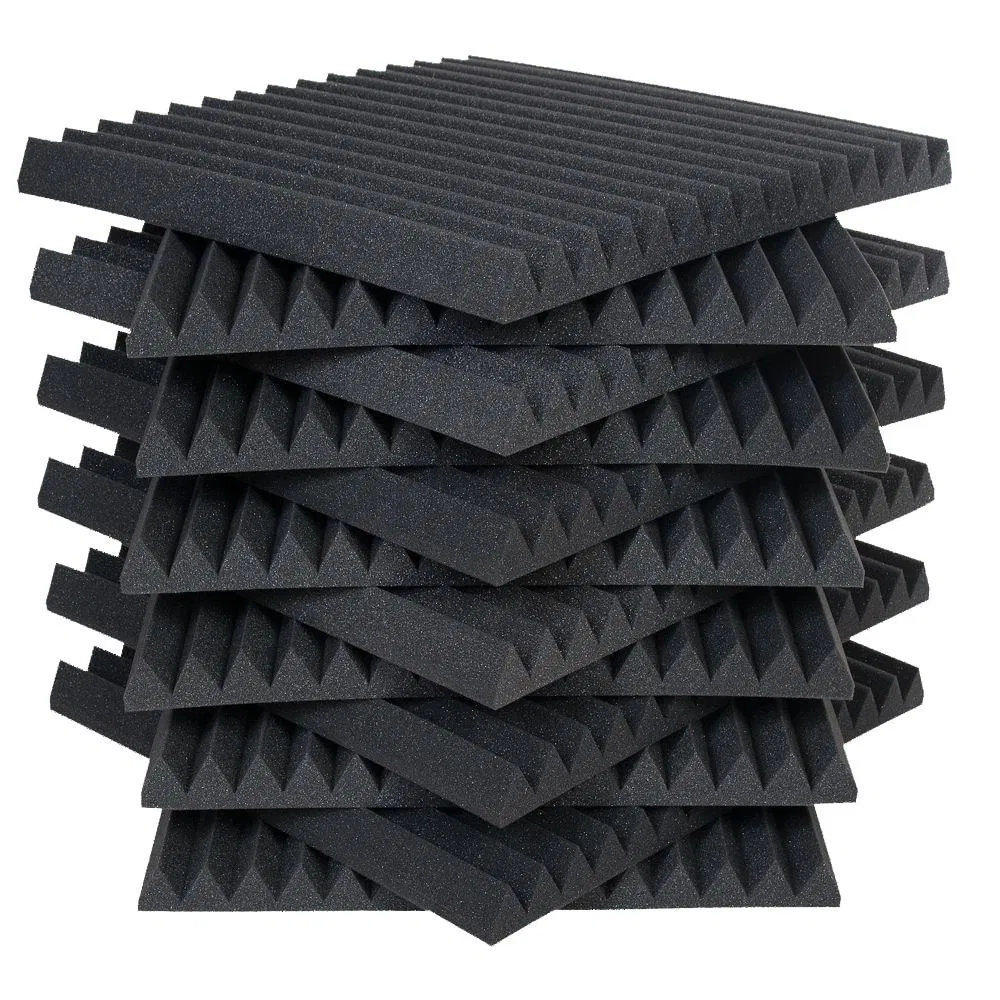 2023 New Wall Tiles Acoustic Panel Foam Fire Retardant Soundproofing Acoustic Foam Pad