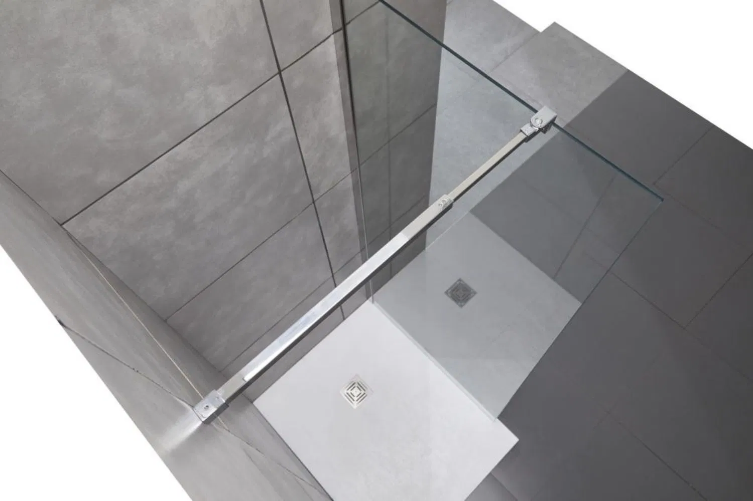 10mm Tempered Self-Cleaning Glass Bathroom Walk in Shower Enclosure