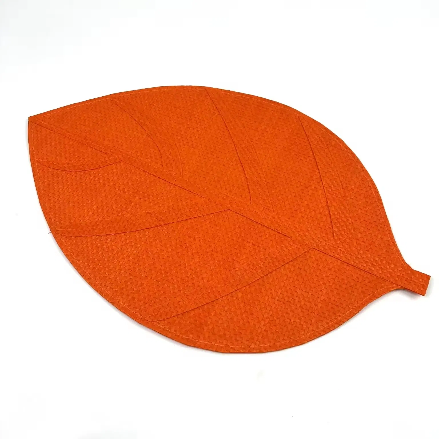 Paper Woven Leaf Shaped Irregular Home Decoration Placemats