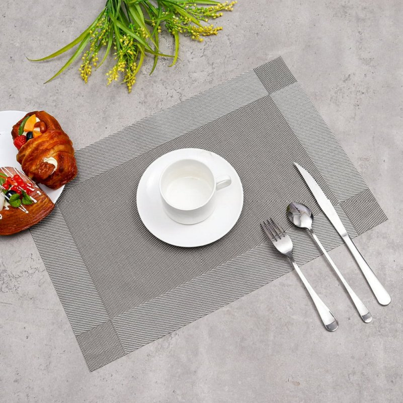 Luxury Rectangle Dining Placemat for Elegant Decor