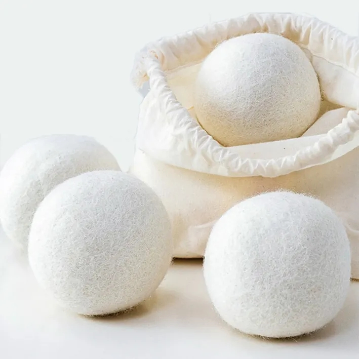 Wool Dryer Balls for Laundry in USA Private Label XL Organic Wool Dryer Balls Laundry Washing Machine