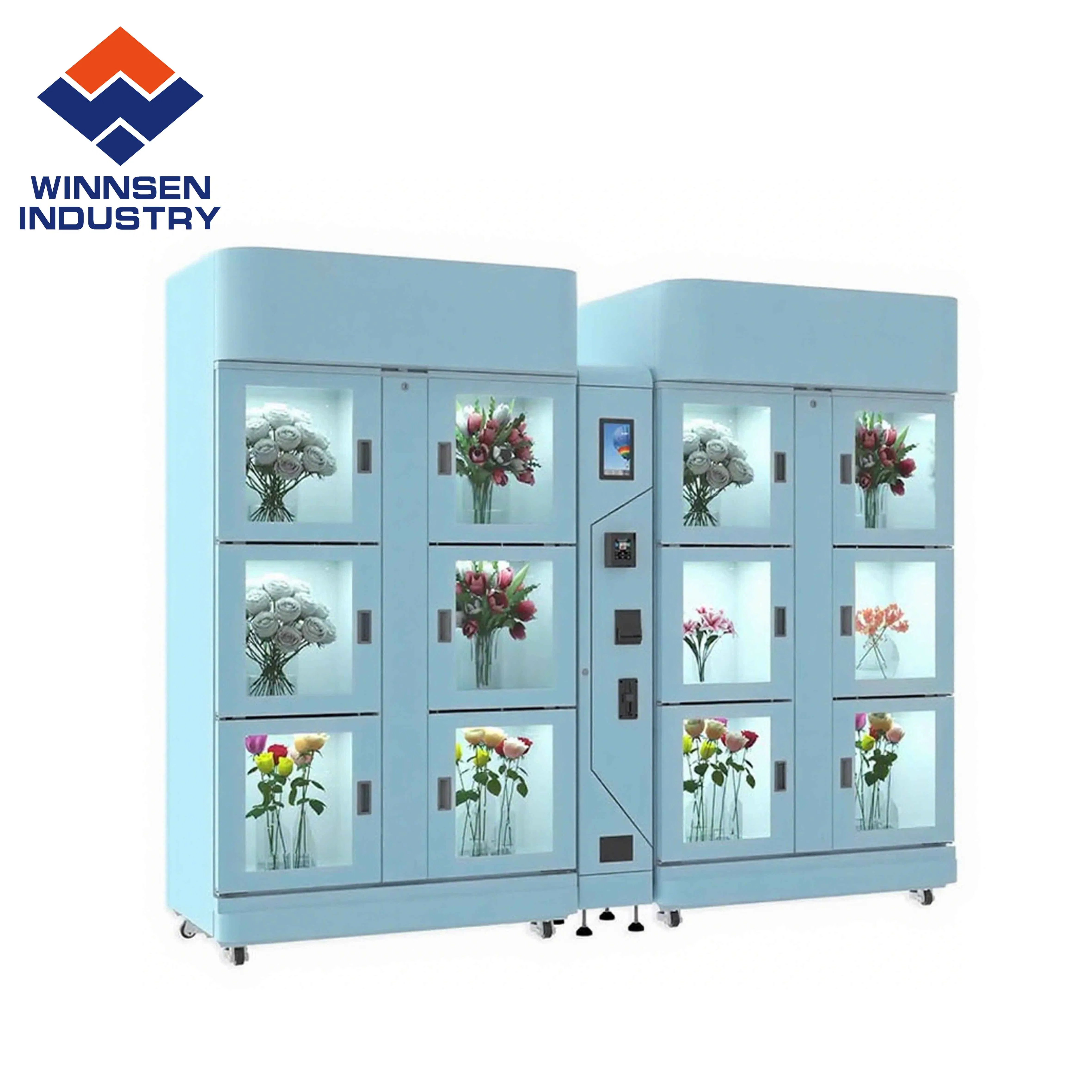 Instant Satisfaction Flower Vending Machine Space-Efficient with WiFi