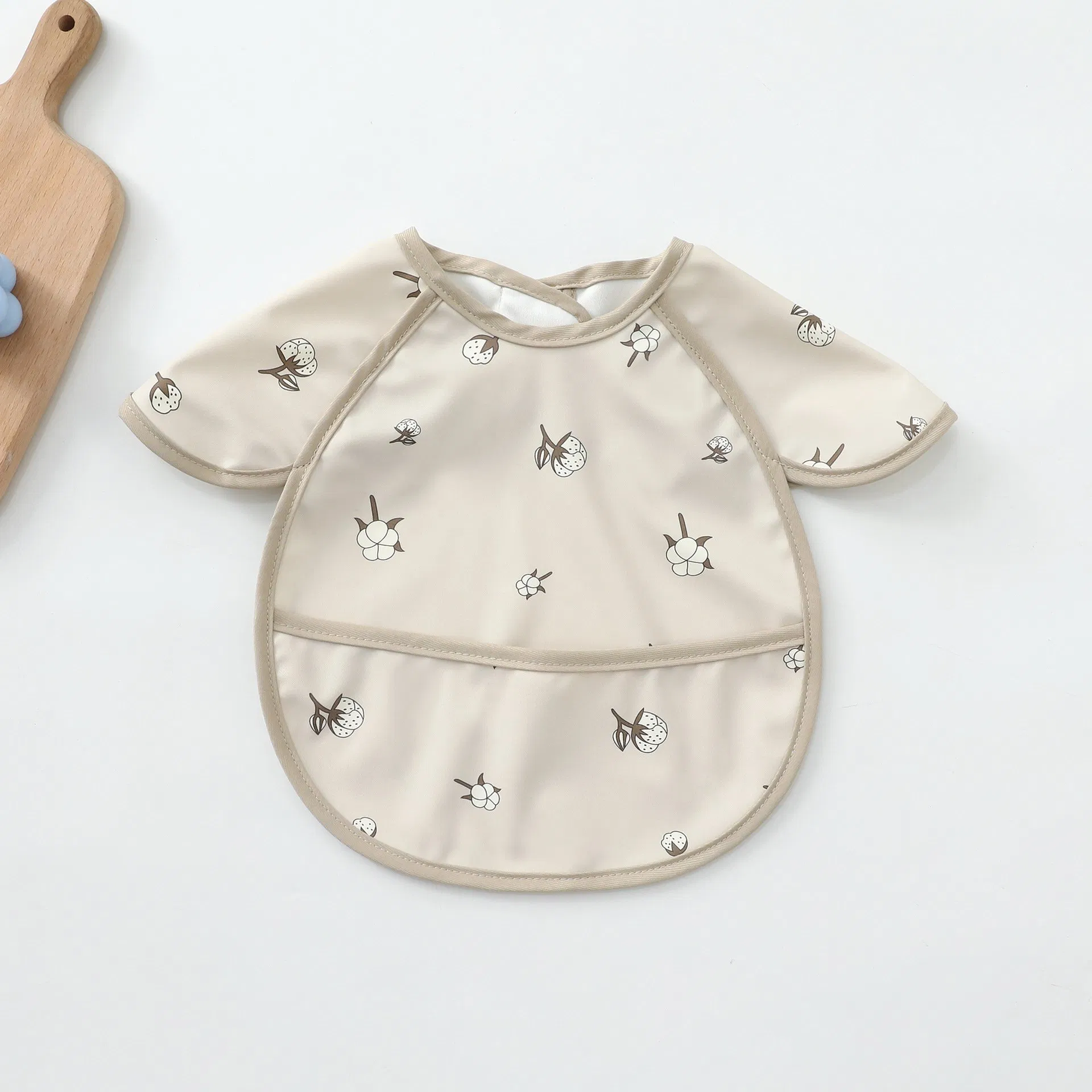 Reusable Eating Feeding Apron Sleeveless Bibs for Babies