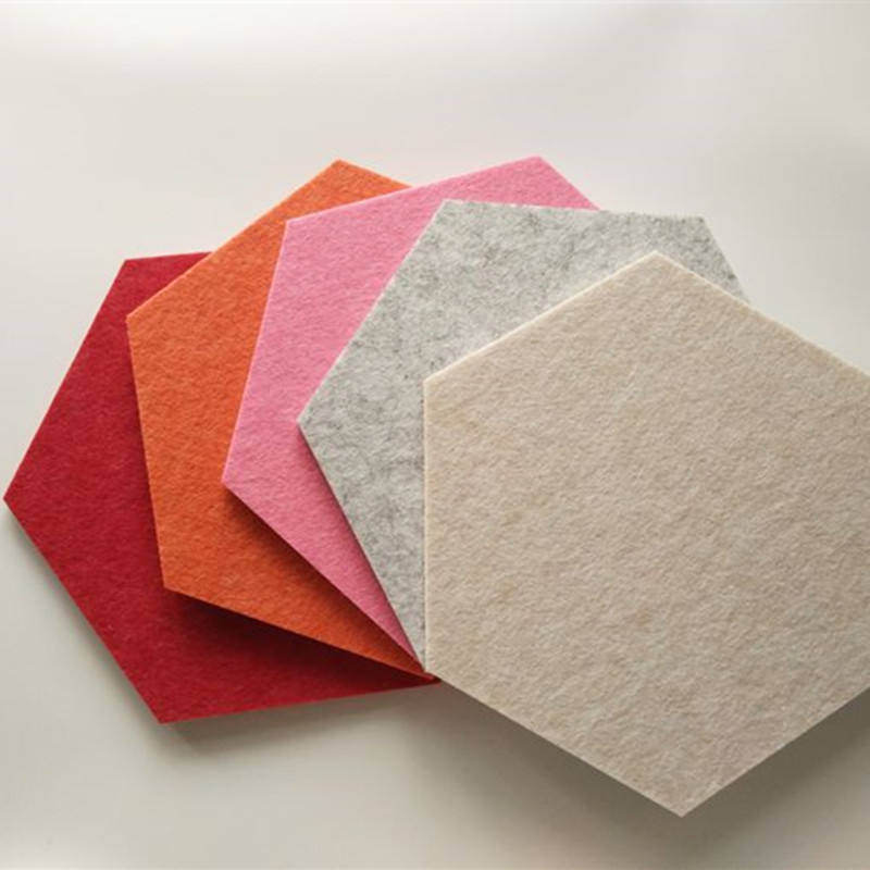 High Density Eco Friendly Soundproofing Material Felt Polyester Fiber Acoustic Panel for Wall and Ceilingpopular