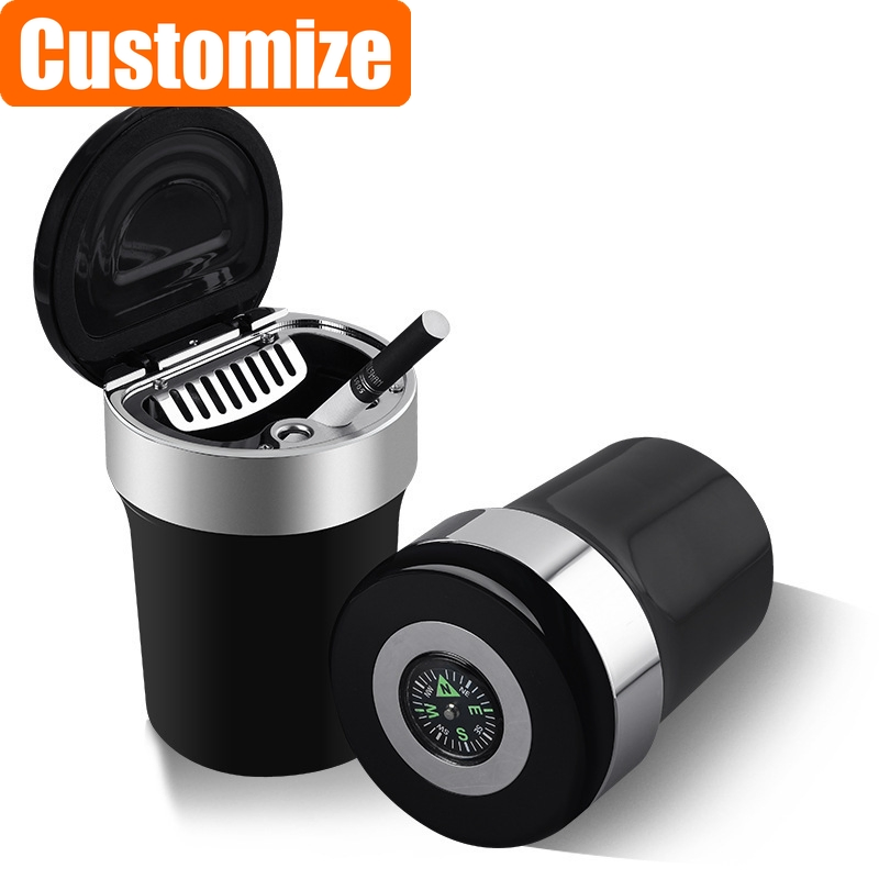 Customized Smoke Household Detachable Cigarette Cigar Plastic Creative Portable Car Ashtray