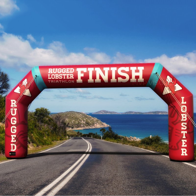 Custom Inflatable Race Start Finish Line Arches Sports Events Advertising Inflatable Entrance Sport Arch Gate with Brand Logo