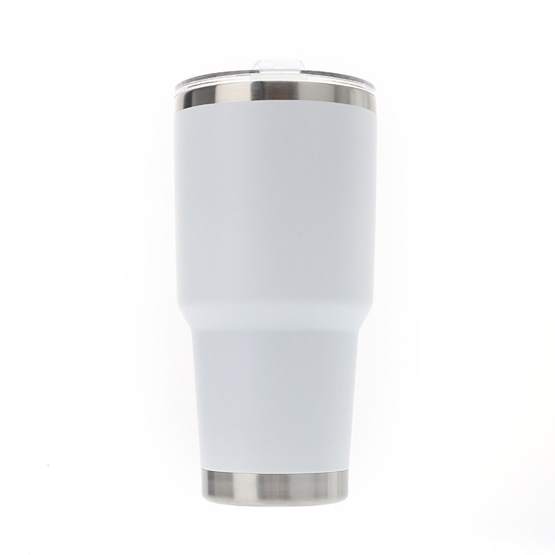 30oz Metal Stainless Steel Travel Cup Thermo Coffee Mug with Handle