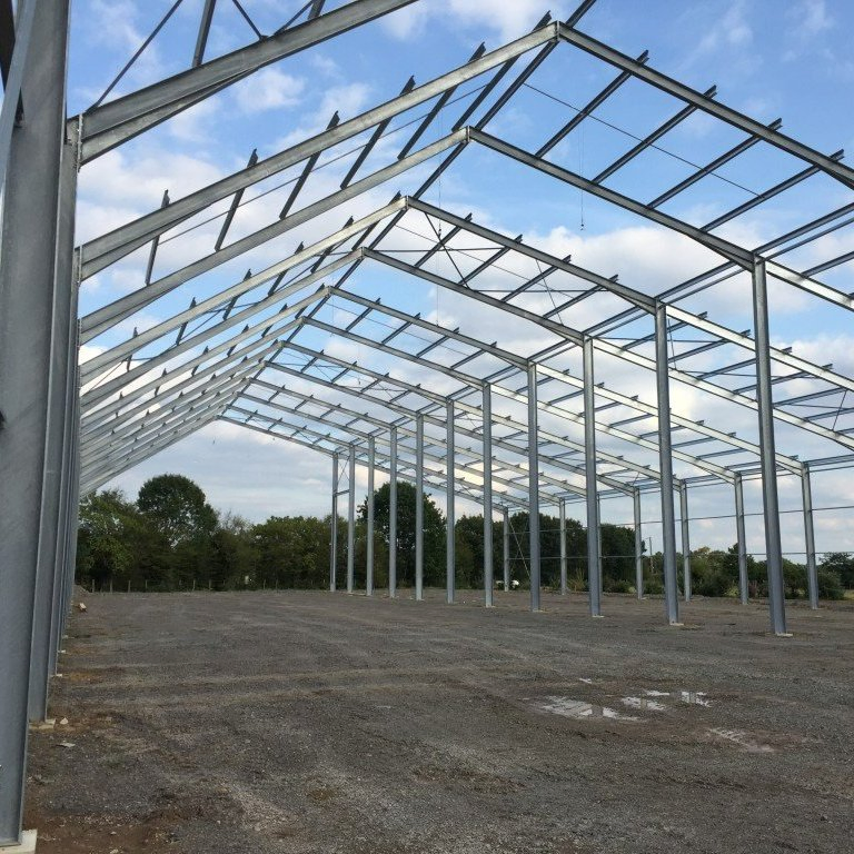 Prefabricated H Column and Beam Steel Warehosue