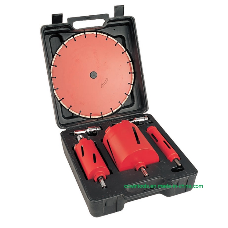 Набор алмазных дисков и коронок 9PC для резки