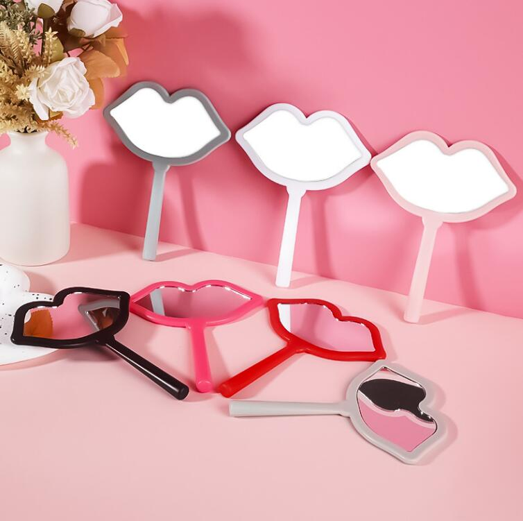 New Wholesale Creative Custom Makeup Mirror Cloud Mirror Handheld Special-Shaped Irregular Beauty Mirror