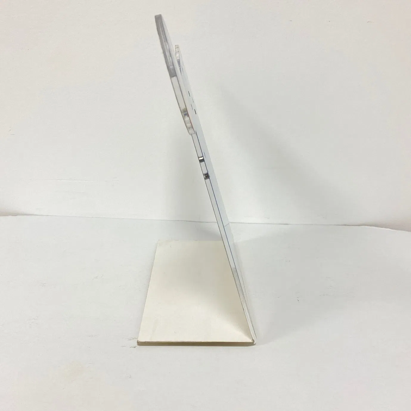 Custom Retail Store Table Top Sign Label Display Stand with Advertising Information Display