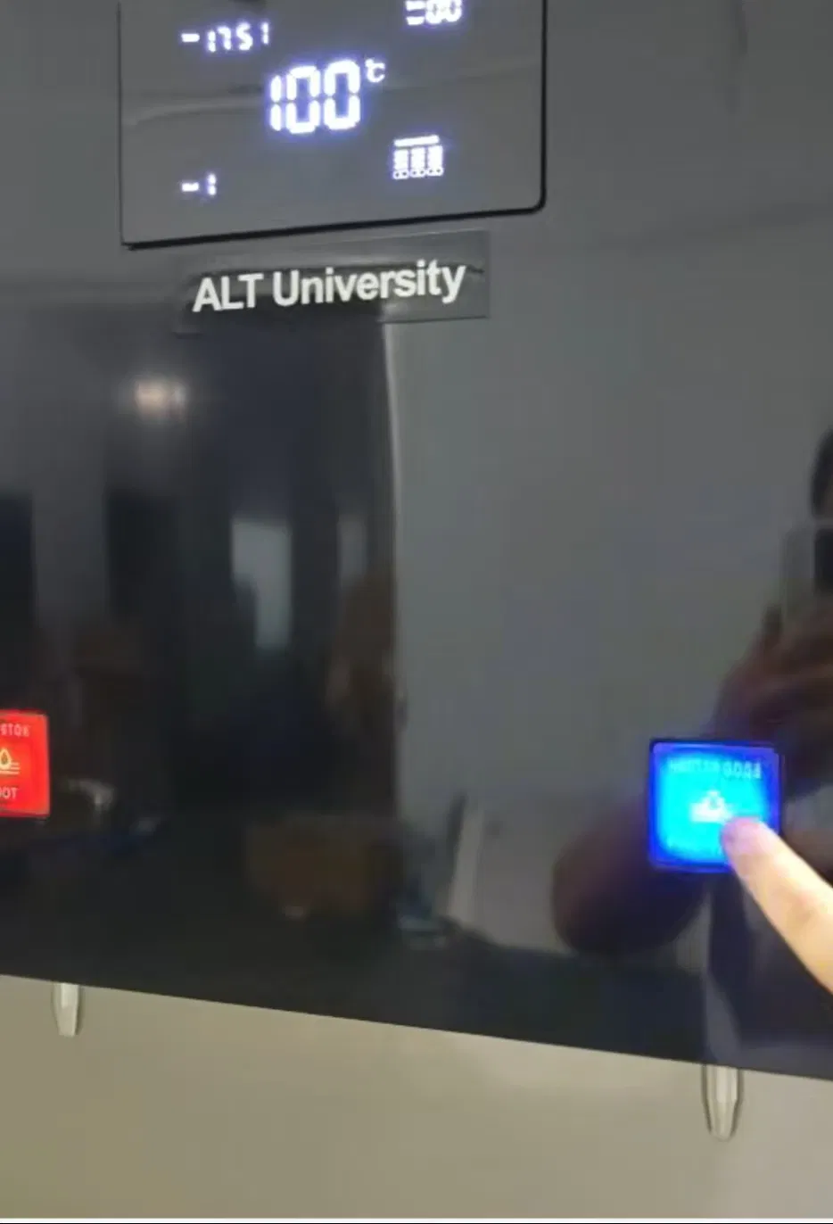 Commercial Grade Stainless Steel Freestanding Hot/Cold/Room Temp Water Dispenser 5-Stage RO Filter for Hotels Outdoor Household