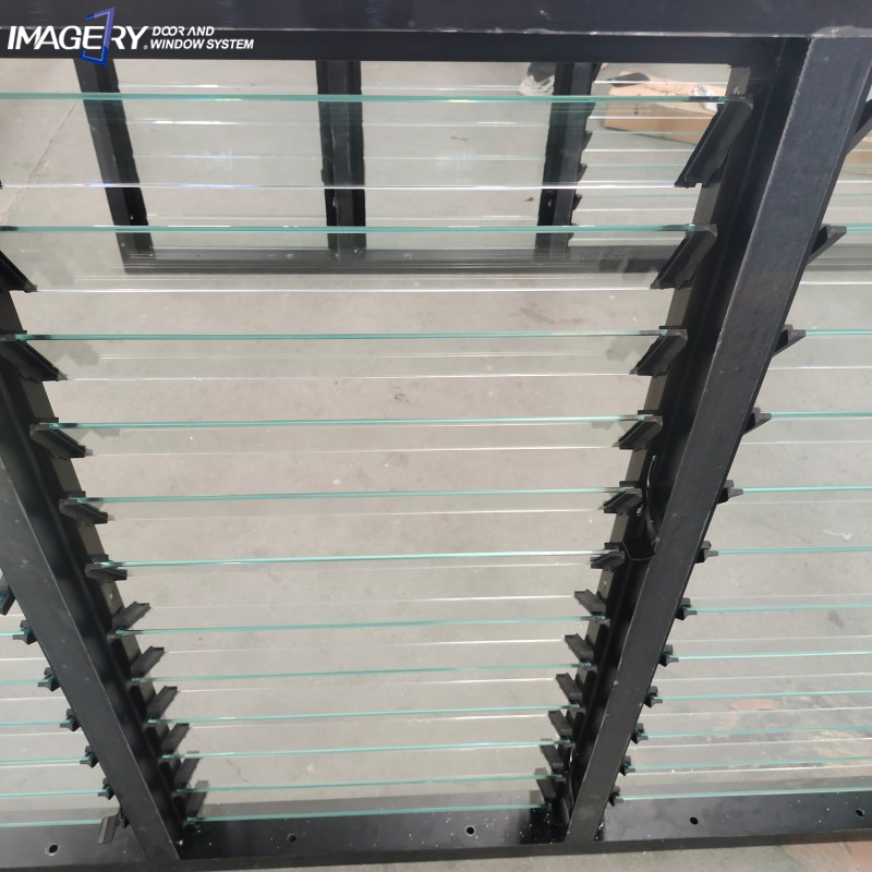 Aluminum Louver Modern Window Jalousie Windows with Fly Screen