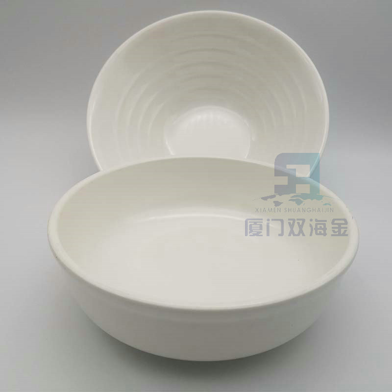 Factory Custom Printed Wholesale Plastic Chinese Black Melamine Ramen Noodle Bowl