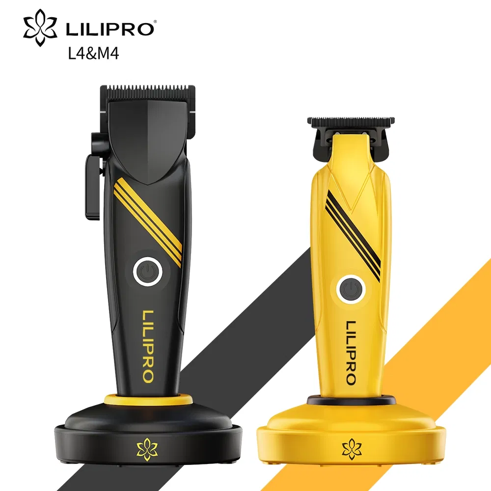 Lilipro L4&M4 Professional Rechargeable Hair Clipper and Hair Trimmer Set for Hair Barber Salon