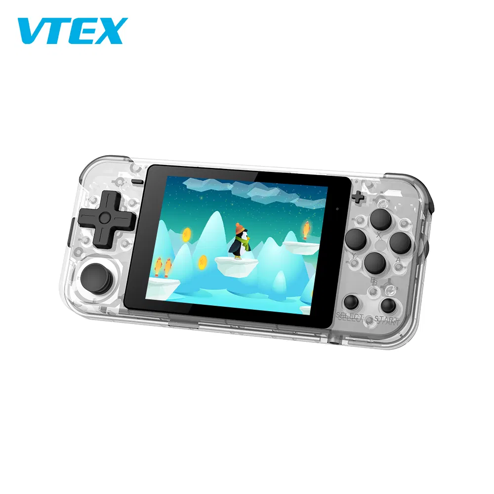 Wholesale Custom Transparent Handheld Retro Video Game Console Cool LCD Screen Handheld Game Console 16g System with Game Mini Cheap Game Console