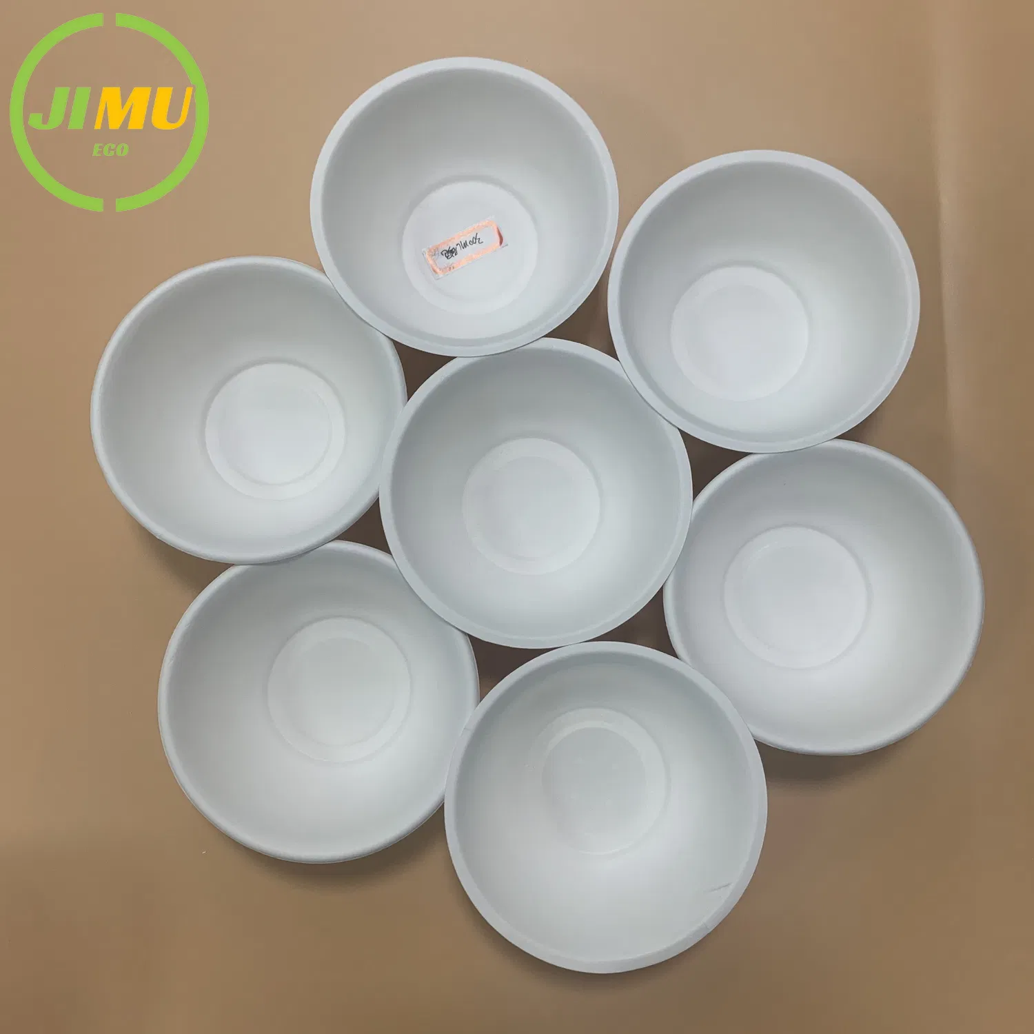 Natural Unbleached Disposable Biodegradable Tableware 300ml Round Soup Bowl