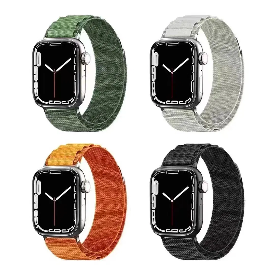 Wrist Band for iWatch Series 8 S8/7/6 Nylon Bracelet Strap for Apple Watch Ultra Watch Accessories