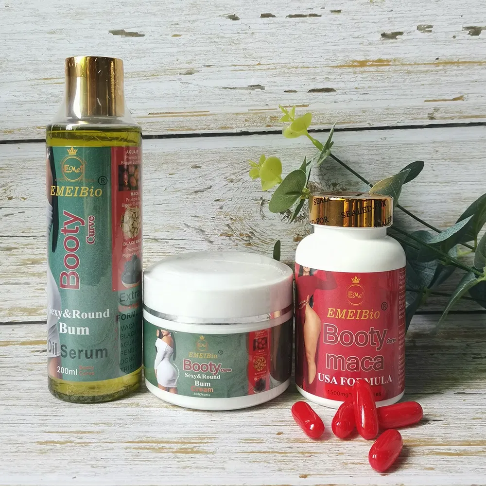 Bigger Hip Butt Enhancement Set Ultimate Curve Women Sexy OEM/ODM Big Butt Enlargement Crean Oil Pills