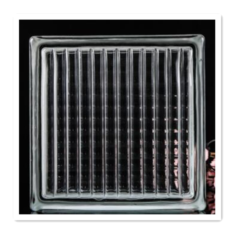 190X190X80mm Transparent Colored Glass Block