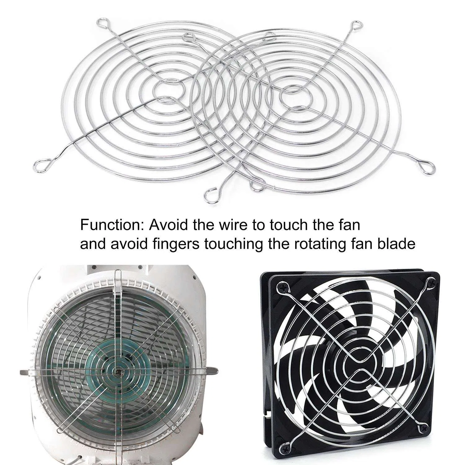 Futeng Metal Computer Accessories, Steel Wire Mesh Fan Cover Protection
