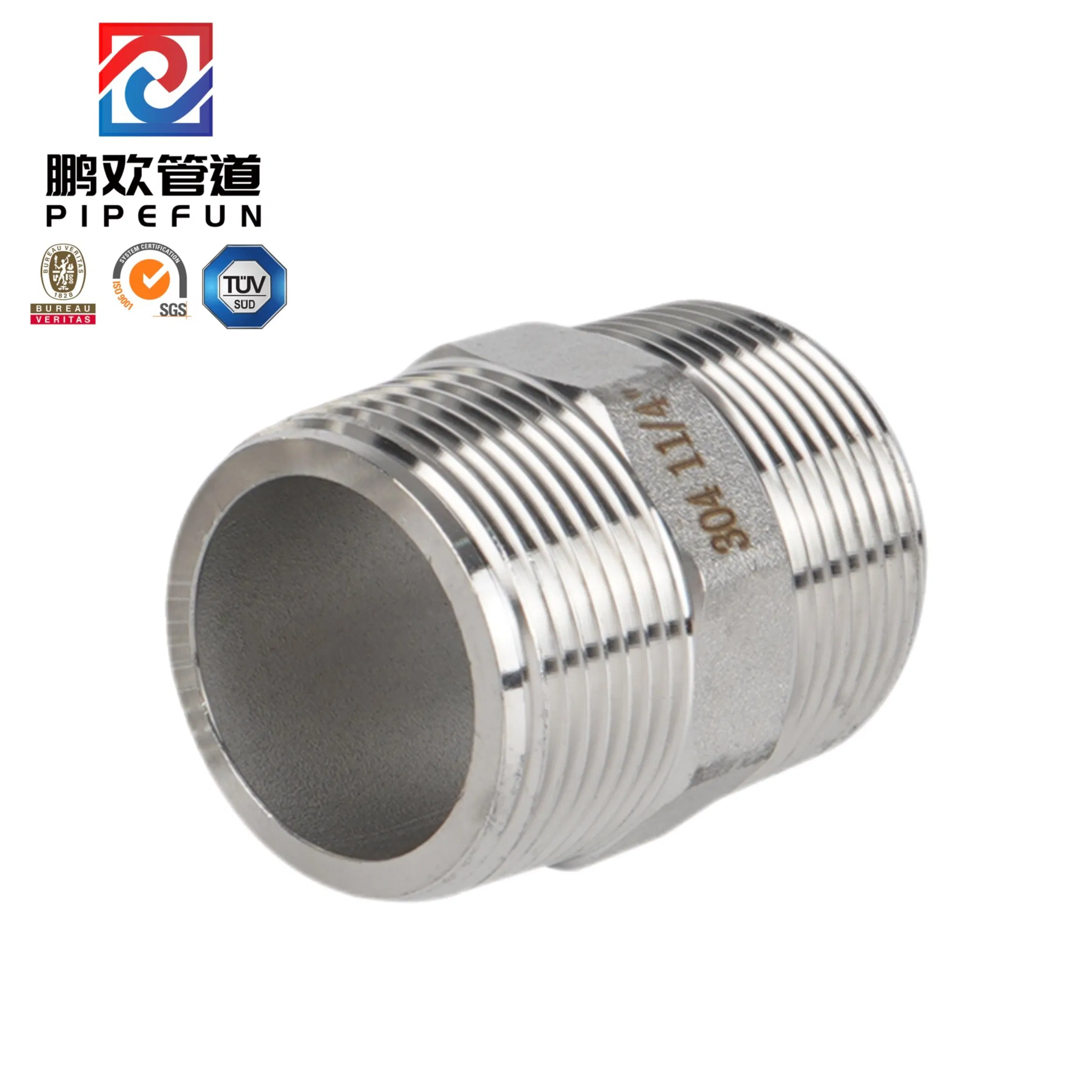 NPT Threaded Material to ASTM A105 N Dimensions to BS 3799 Class 2000 Lb Galvanized Nipple