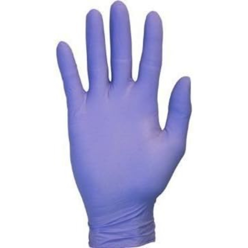 Purple Nitrile Gloves Powder Free Rubber Free Non-Sterile Protective Gloves