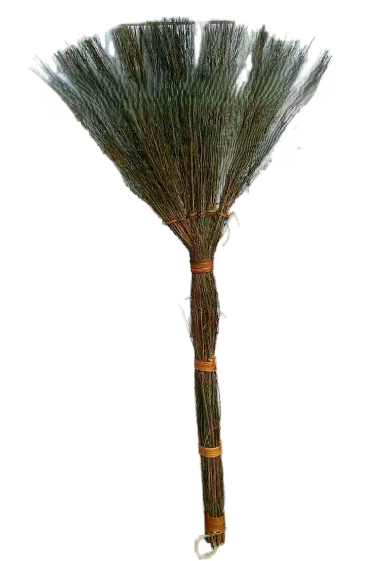 Elegant Heather Floral Broom for Chic Home Decoration