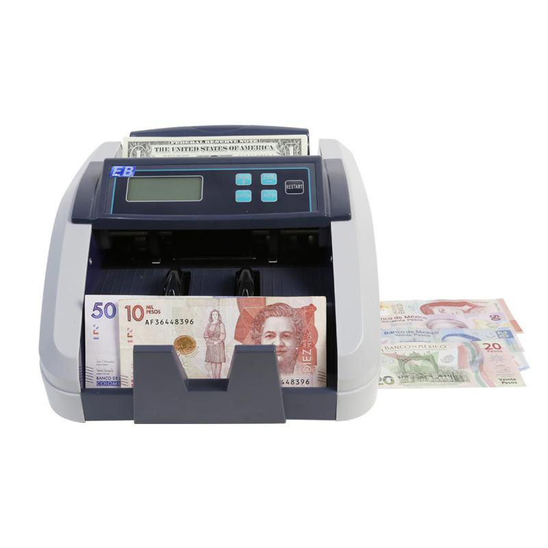 LD-307 Portable Paper banknote counter UV MG IR LCD Display LED Display cash counter